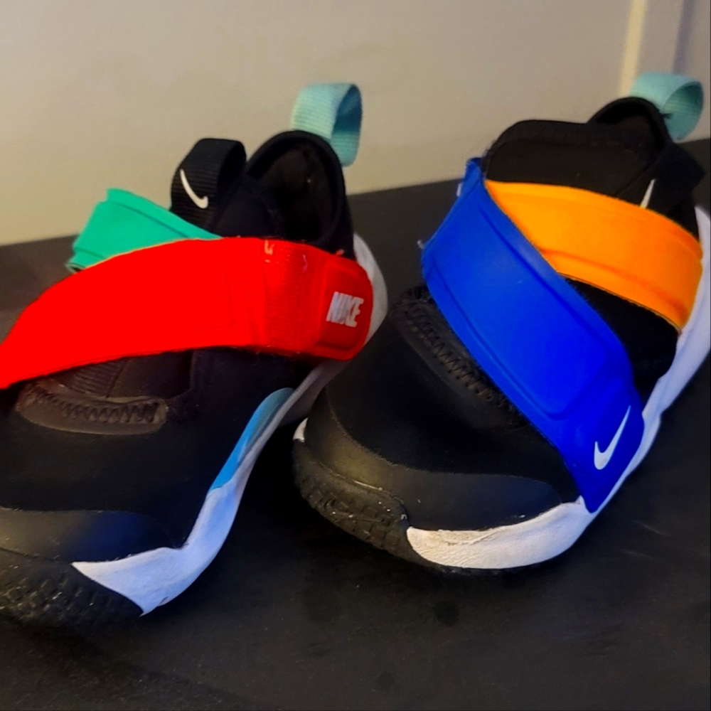 Toddler Multi colored Velcro Nikes